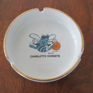 Original Charlotte Hornets Vintage Ashtray 1980s NBA Basketball collectible